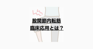 大内転筋を臨床応用するには？